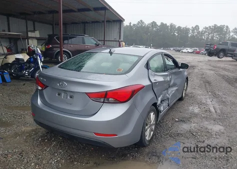2016 Hyundai Elantra Se из США, поврежденный, VIN 5NPDH4AE2GH687460